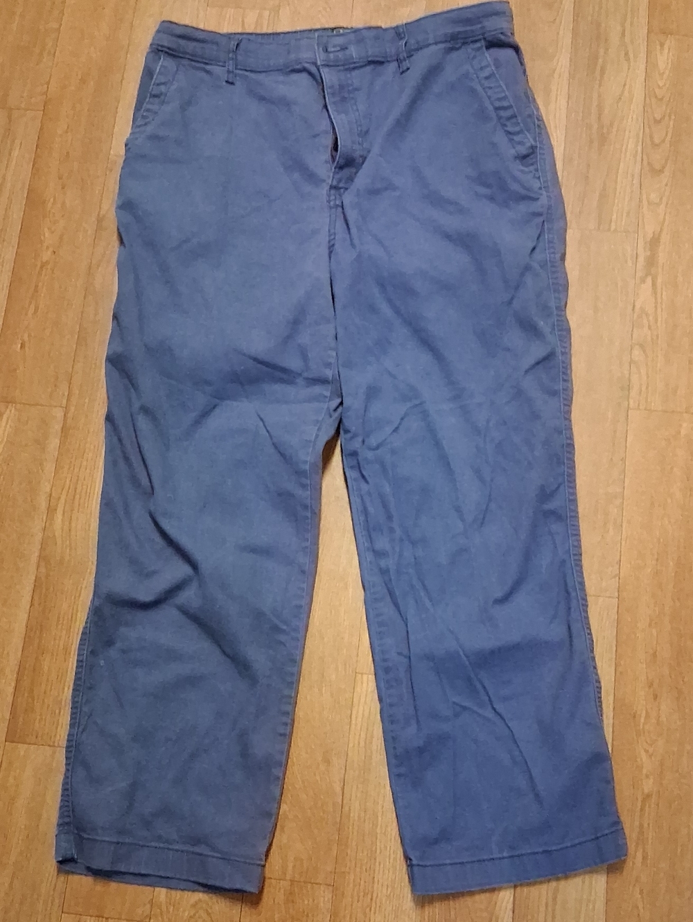 G.H. Bass & Co. Women’s Slate Blue Cotton Stretch Chino Pants